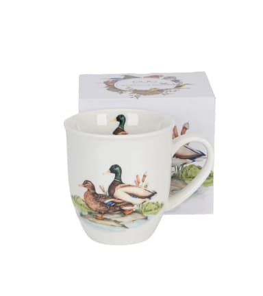 Kubek porcelanowy DUO 400 ml PTASI ŚWIAT Kaczki Kubek porcelanowy DUO 400 ml PTASI ŚWIAT Kaczki