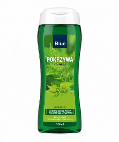 Szampon do włosów BLUE Pokrzywowy 300ml Szampon do włosów BLUE Pokrzywowy 300ml
