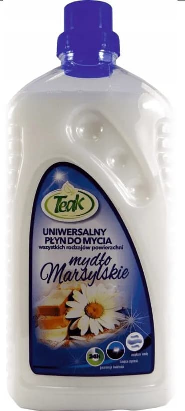 Płyn do czyszczenia TEAK 1L MYDŁO MARSYLSKIE biały