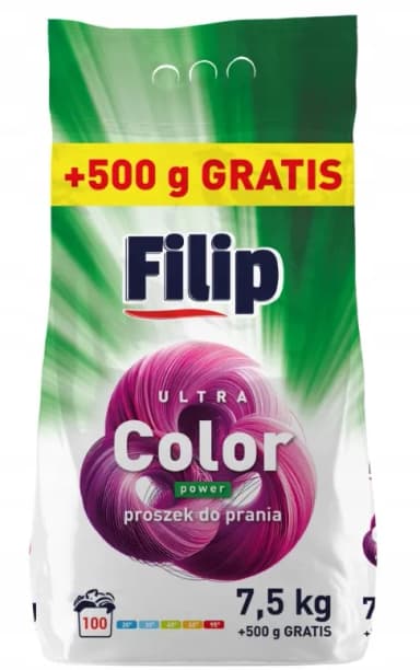 Proszek do prania FILIP 7,5 Kg+500g gratis DO TKANIN KOLOROWYCH worek Proszek do prania FILIP 7,5 Kg+500g gratis DO TKANIN KOLOROWYCH worek