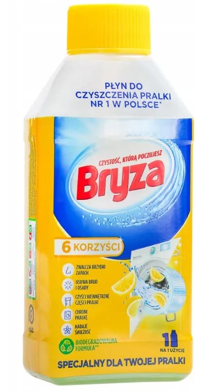 Płyn do czyszczenia Pralek BRYZA LEMON 250ml
