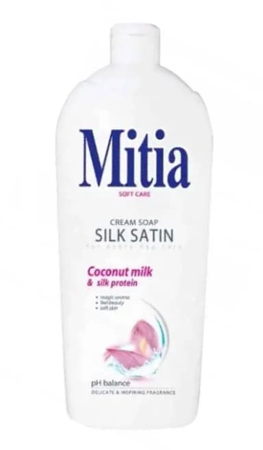 Mydło w płynie MITIA Silk Satin 1L zapas Mydło w płynie MITIA Silk Satin 1L zapas