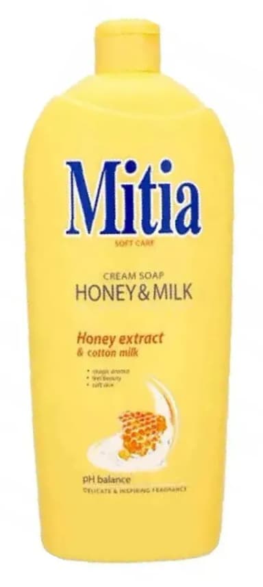 Mydło w płynie MITIA Honey & Milk 1L zapas Mydło w płynie MITIA Honey & Milk 1L zapas