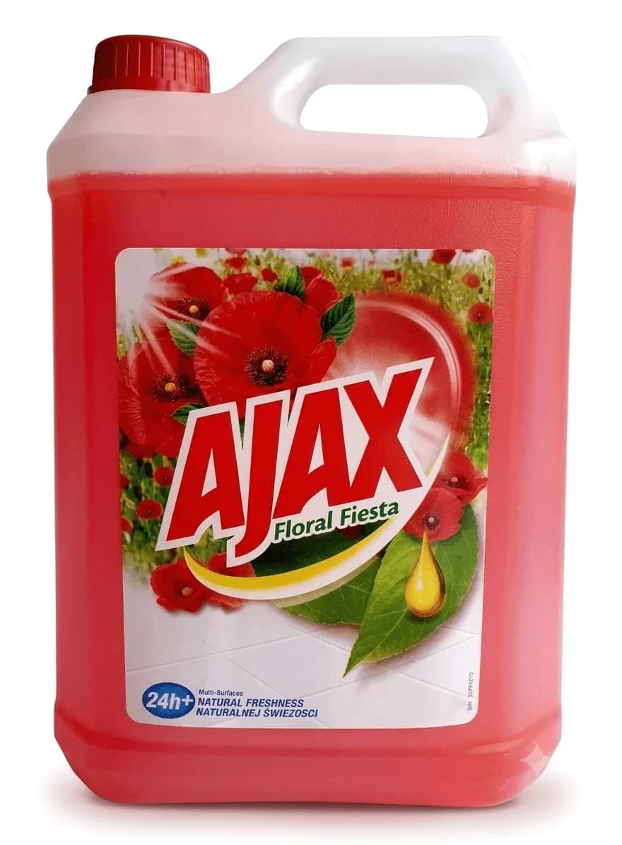 Płyn do czyszczenia AJAX POLNE KWIATY CZERWONY 5 L