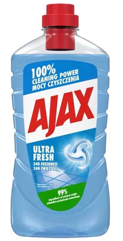 Płyn do czyszczenia AJAX 1L ULTRA FRESH NIEBIESKI