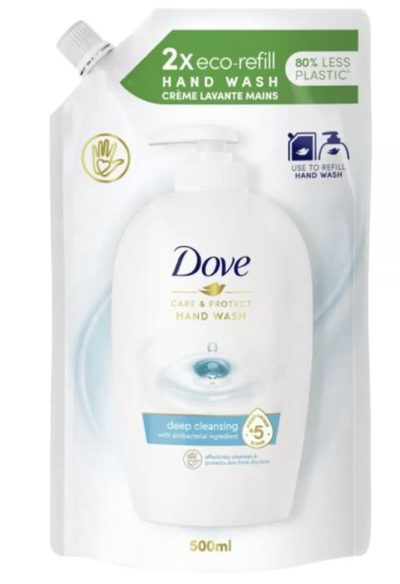 DOVE Mydło w płynie 500 ml DEEP CLEAN - zapas/refill