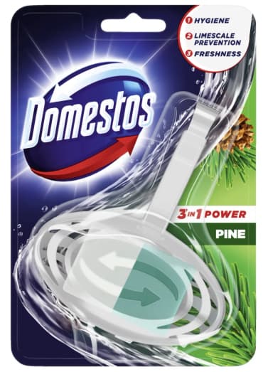 Zawieszka do WC DOMESTOS 3IN1 pine fresh 35G Zawieszka do WC DOMESTOS 3IN1 pine fresh 35G