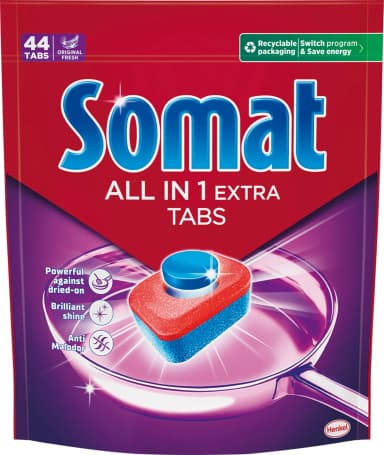 Tabletki do zmywarki SOMAT All in One Extra (44szt) Tabletki do zmywarki SOMAT All in One Extra (44szt)