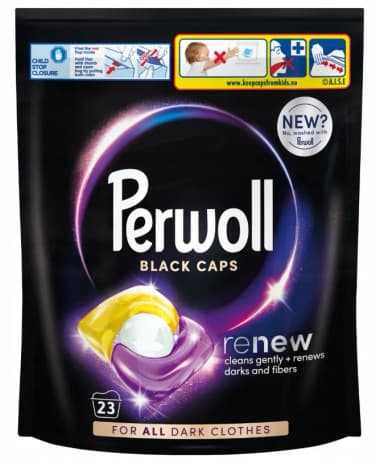Kapsułki do prania PERWOLL" 23 prań CZARNE Kapsułki do prania PERWOLL" 23 prań CZARNE