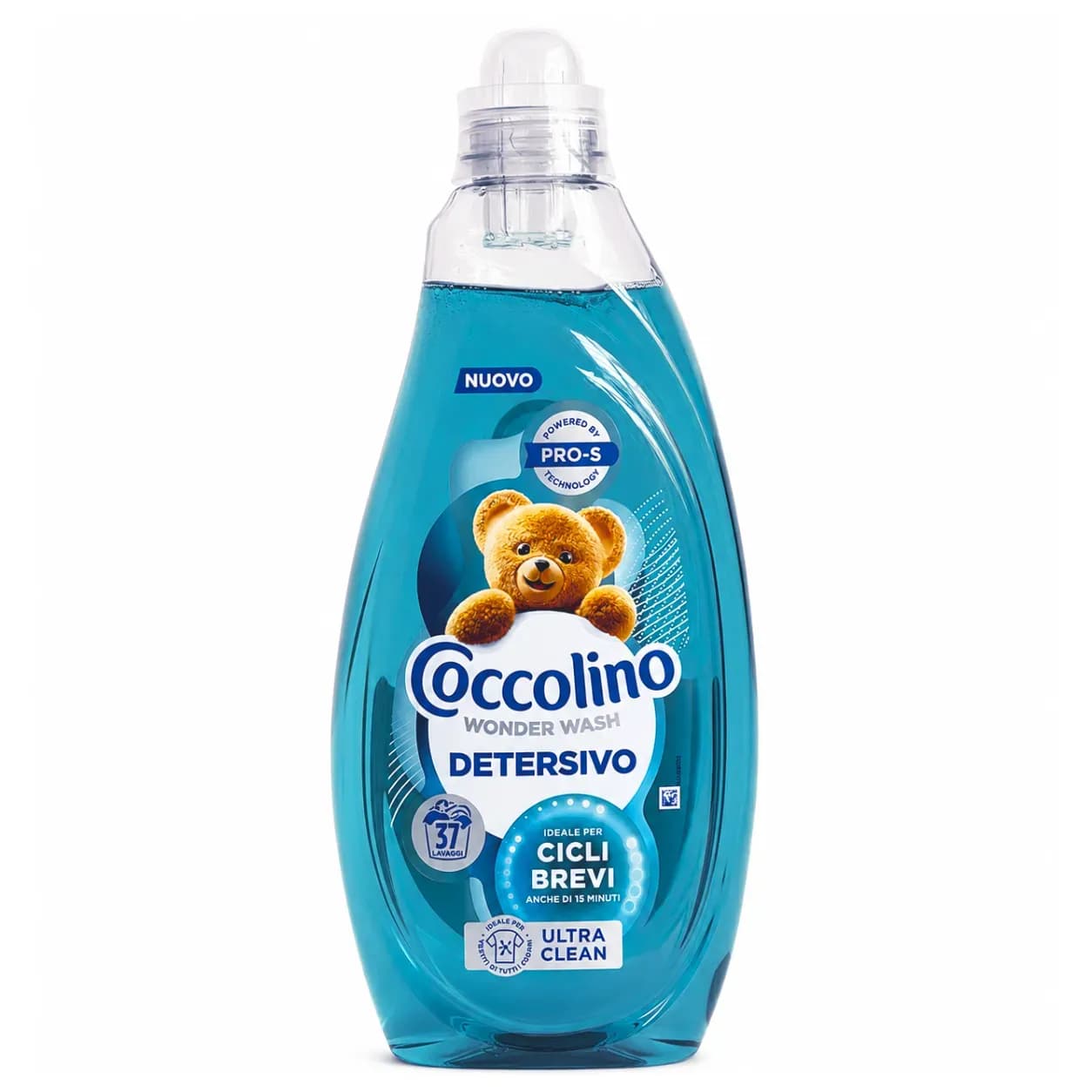 Coccolino żel do prania ultra care niebieski 37 prań 1,48 l – opakowanie produktu
