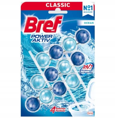 KULKI WC BREF POWER ACTIV MORSKA BRYZA 3X50G KULKI WC BREF POWER ACTIV MORSKA BRYZA 3X50G