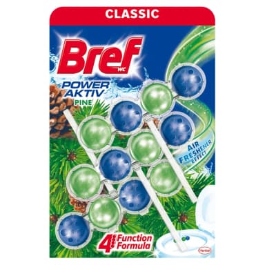 KULKI WC BREF POWER ACTIV SOSNOWY LAS 3X50G KULKI WC BREF POWER ACTIV SOSNOWY LAS 3X50G