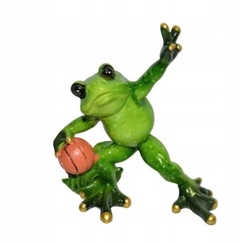 ŻABA PIŁKARZ Figurka dekoracyjna 7cm x 11cm