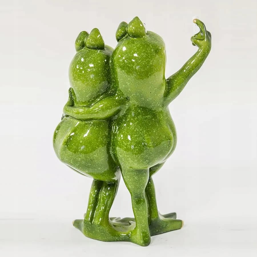 Art-Pol figurka dekoracyjna żabki robiące selfie 20 x 14 x 8 cm – zdjęcie produktu 4