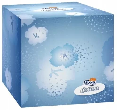 Chusteczki higieniczne FOXY BOX 50 Sztuk Cotton