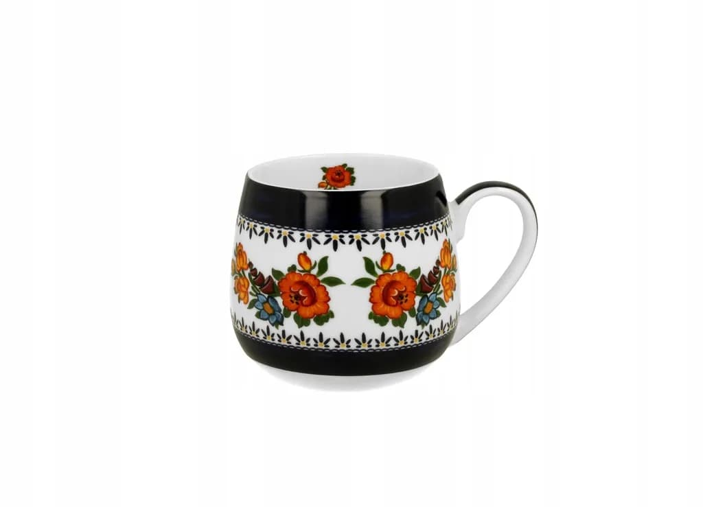 Kubek porcelanowy DUO INDIGIO 430 ml