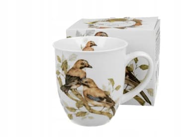 Kubek porcelanowy 400 ml DUO PTASI ŚWIAT Sójki Zwyczajne Kubek porcelanowy 400 ml DUO PTASI ŚWIAT Sójki Zwyczajne