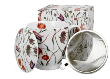Kubek porcelanowy z zaparzaczem DUO 510 ml FLOWER MEADOW Kubek porcelanowy z zaparzaczem DUO 510 ml FLOWER MEADOW