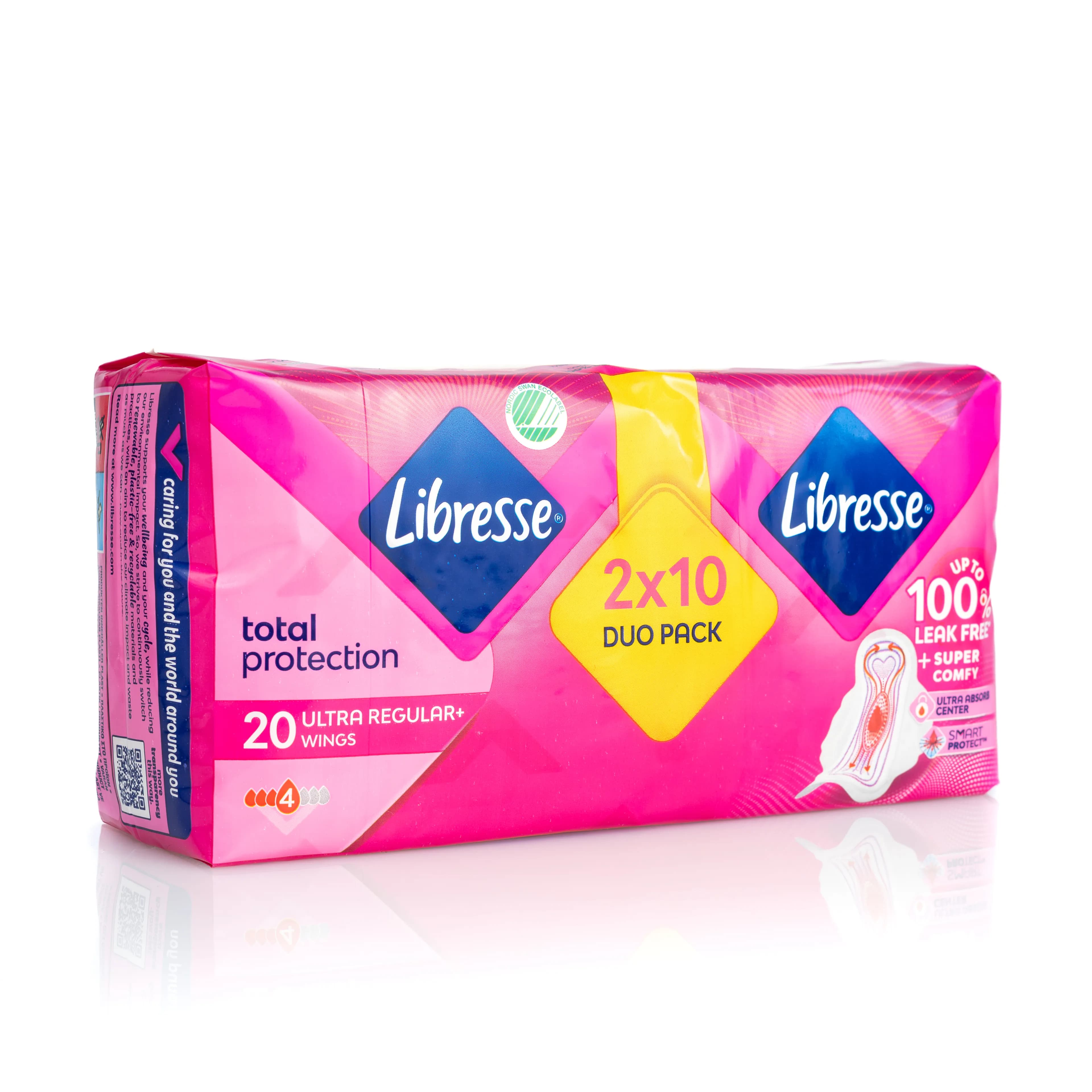 Libresse podpaski ultra + wings duo pack 2 x 10 sztuk normal wings – zdjęcie produktu 2