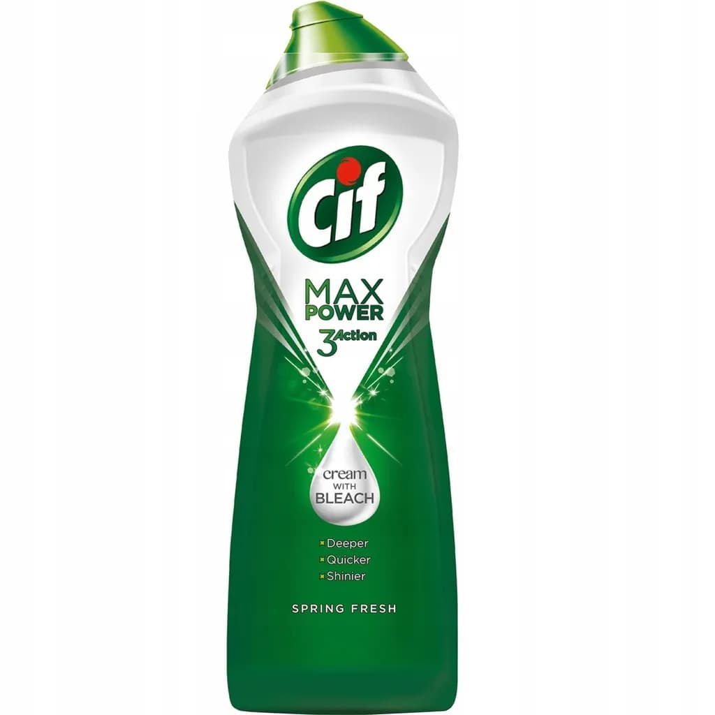 CIF Mleczko do czyszczenia Spring z wybielaczem 1001g