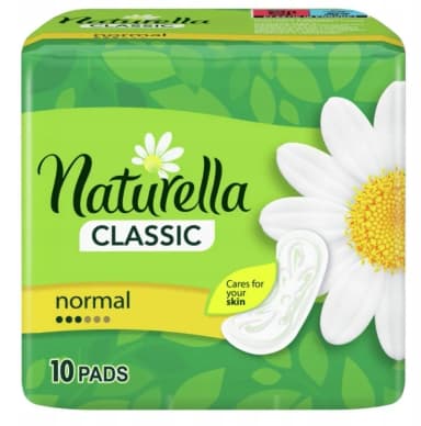 Podpaski NATURELLA CAMOMILE NORMAL CLASSIC 10 SZT Podpaski NATURELLA CAMOMILE NORMAL CLASSIC 10 SZT