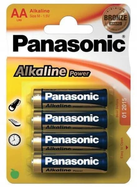 BATERIA PANASONIC AA LR6 ALKALICZNA 4 SZT