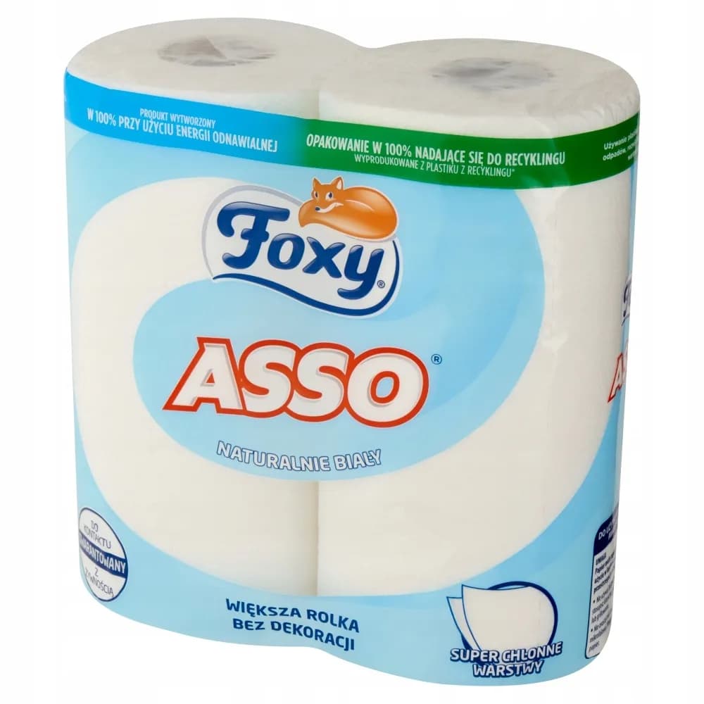 RĘCZNIK PAPIEROWY FOXY 2 ASSO 52 LISTKI