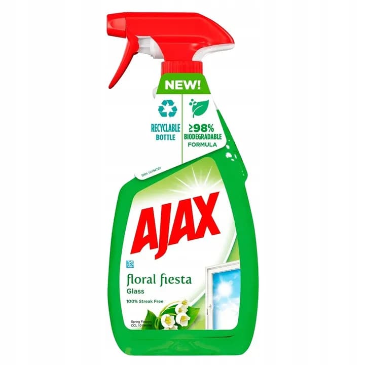 PŁYN DO SZYB AJAX FLOR FIESTA ZIELONY 500ML