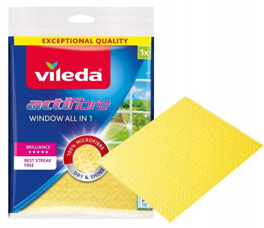 Ściereczka do okien Vileda Actifibre Window All In 1