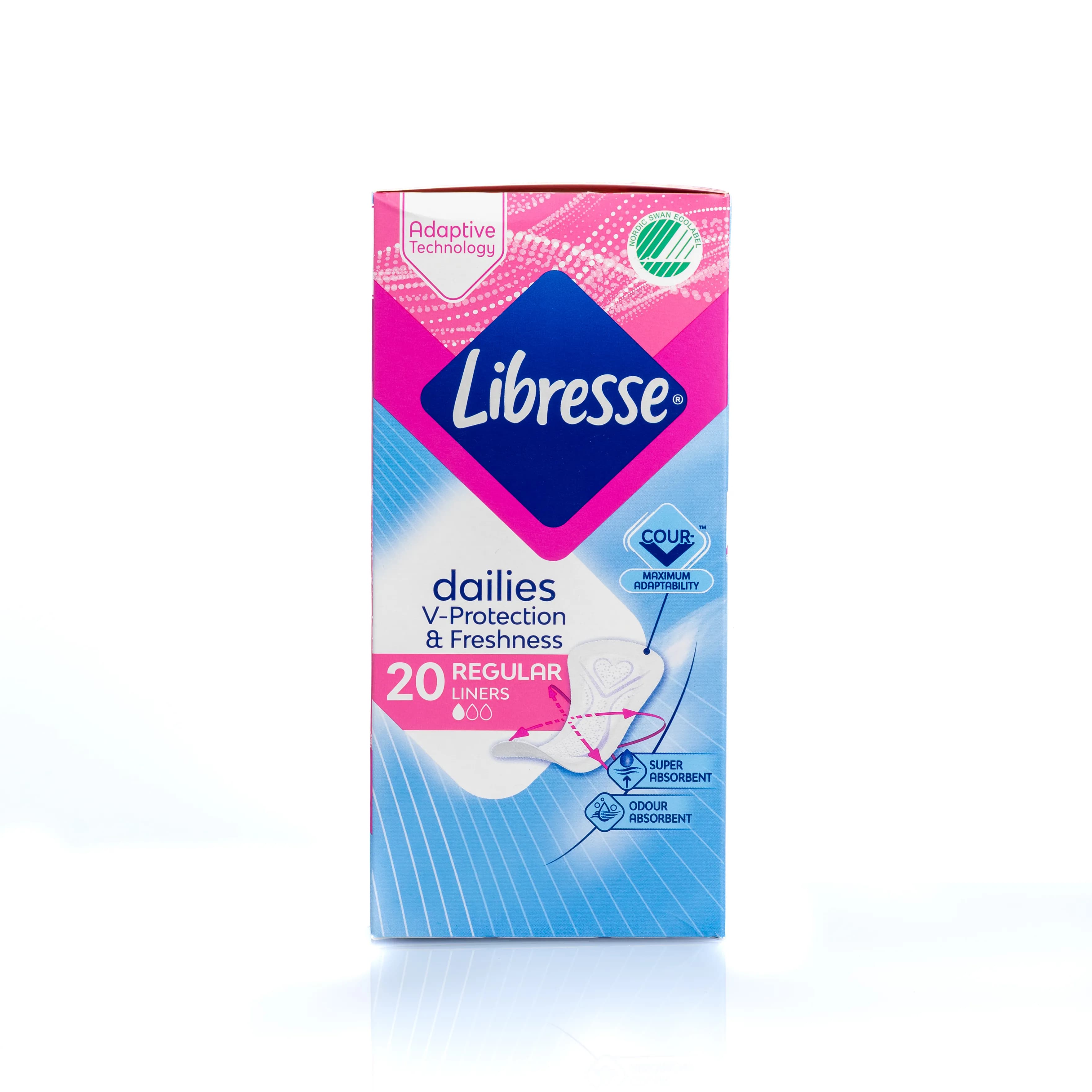 Libresse wkładki higieniczne daily fresh normal 20 sztuk – zdjęcie produktu 3