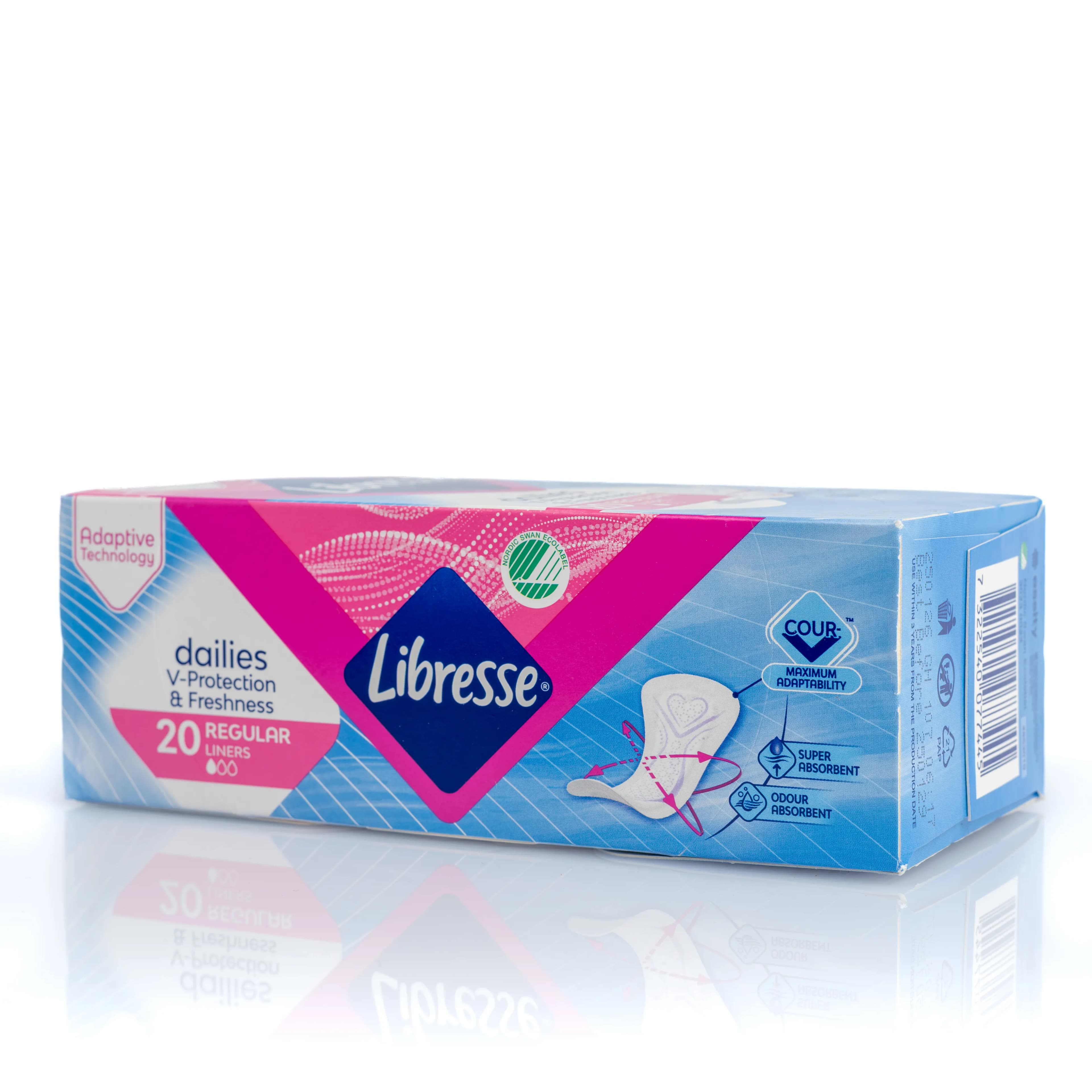 Libresse wkładki higieniczne daily fresh normal 20 sztuk – zdjęcie produktu 5