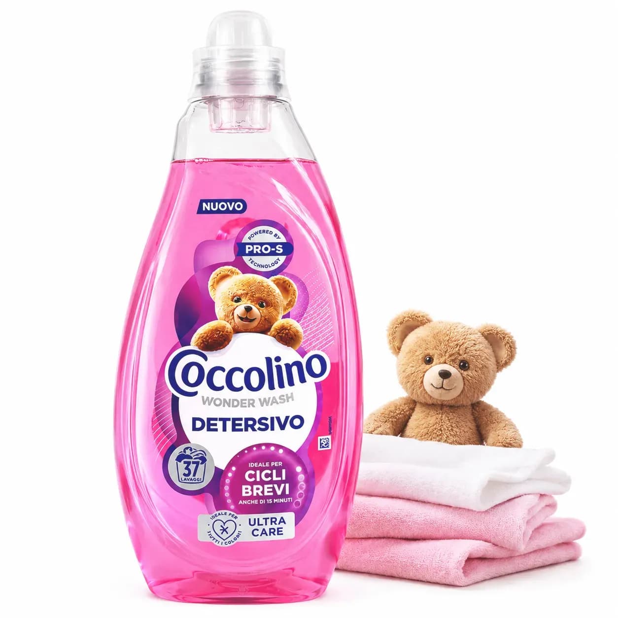 Coccolino żel do prania ultra care różowy 37 prań 1,48 l – opakowanie produktu