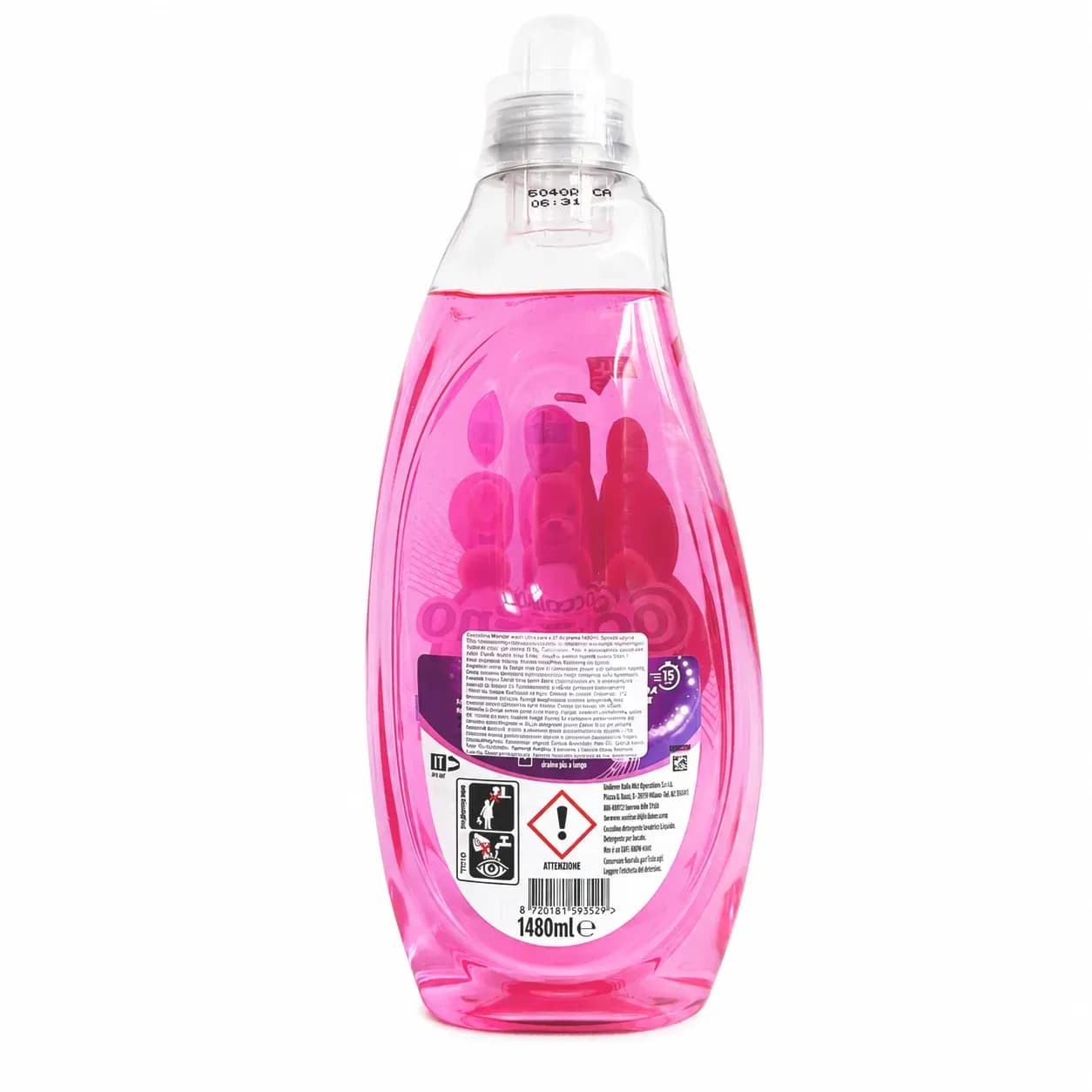 Coccolino żel do prania ultra care różowy 37 prań 1,48 l – zdjęcie produktu 3