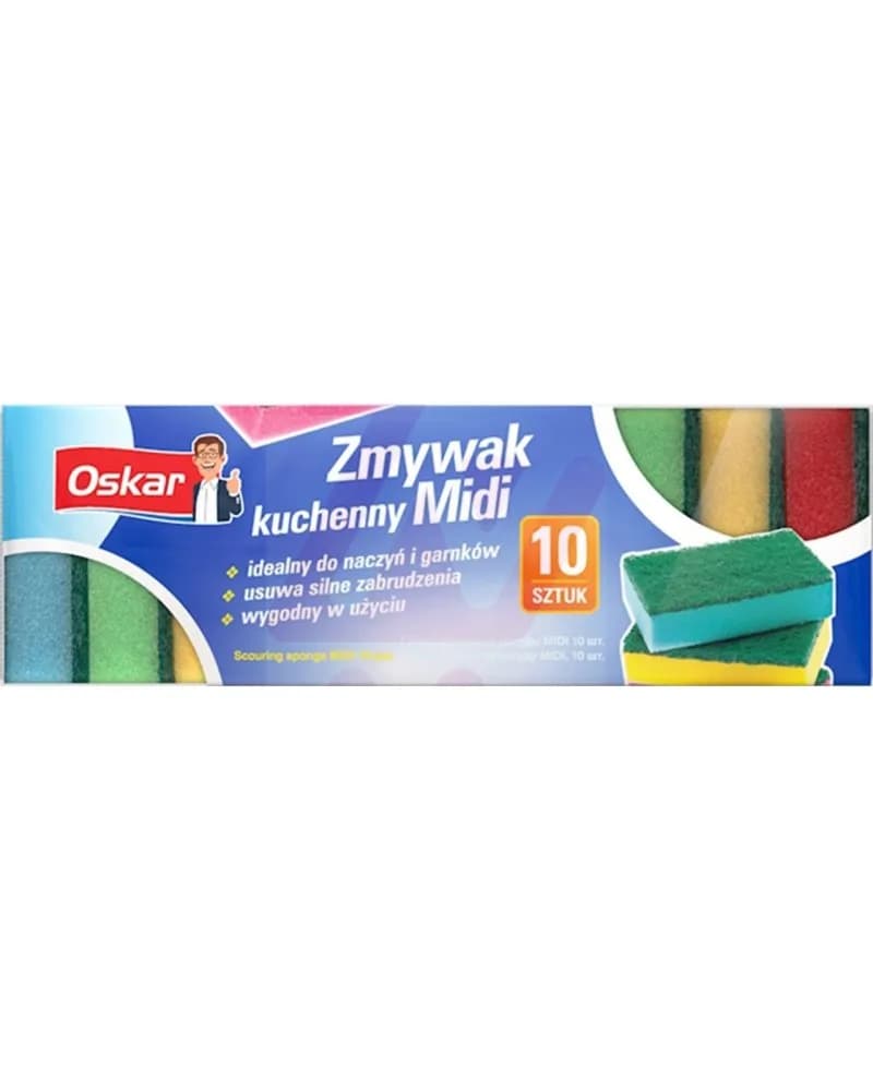 ZMYWAK DO NACZYŃ OSKAR MIDI 10 SZT
